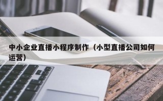 汉川中小企业直播小程序制作（小型直播公司如何运营）